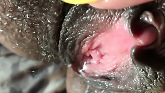 Intense Close-Up Of A Girl'S Orgasm