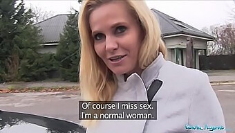 Desperate Mature Woman Offers Sex For Job In Public