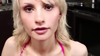 Experience The Thrill Of A Deepthroat With A Slender Blonde In Virtual Reality